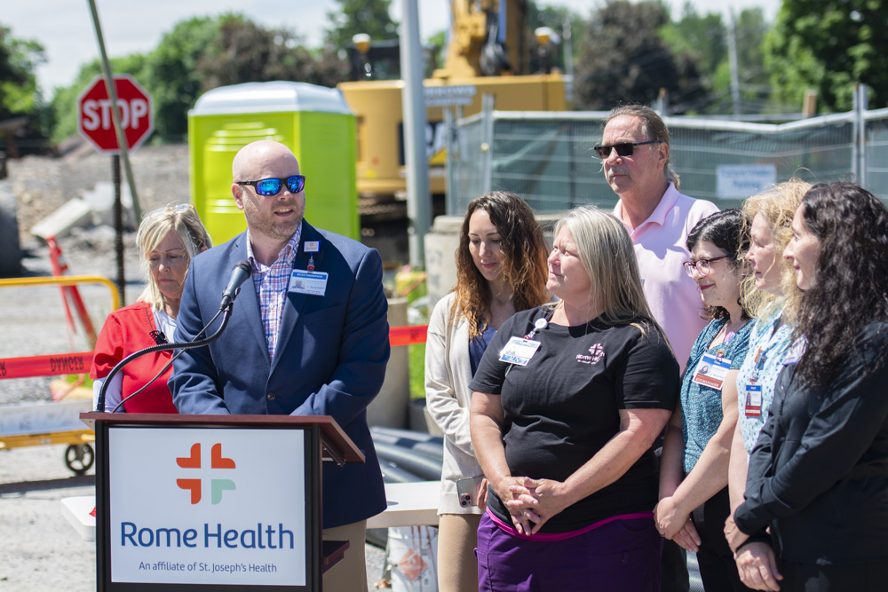 Rome Health Ceremonial Topping Out on the Kaplan Surgical Services and Intensive Care Unit